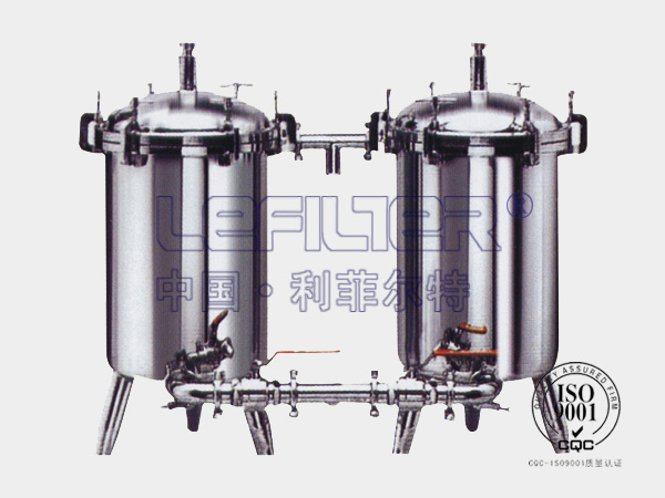 生活用水預(yù)處理不銹鋼316雙聯(lián)袋式過(guò)濾器